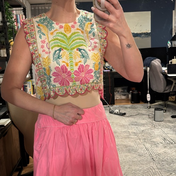 Farm Rio open tropical crop top - Picture 3 of 4